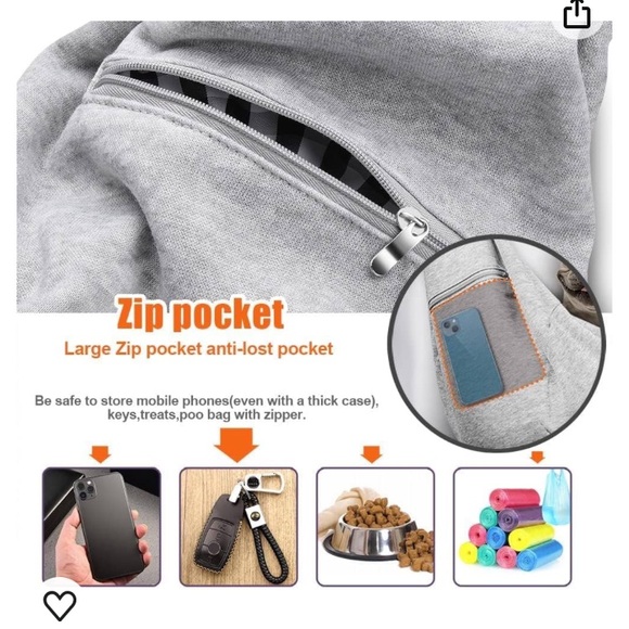 NWOT TOMKAS Dog Sling Carrier - Picture 12 of 15